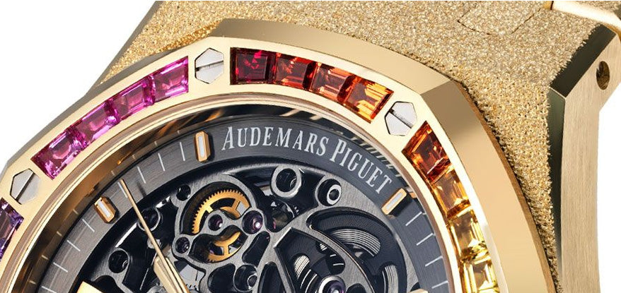Audemars Piguet Royal Frosted Gold Double Balance Wheel Openworked