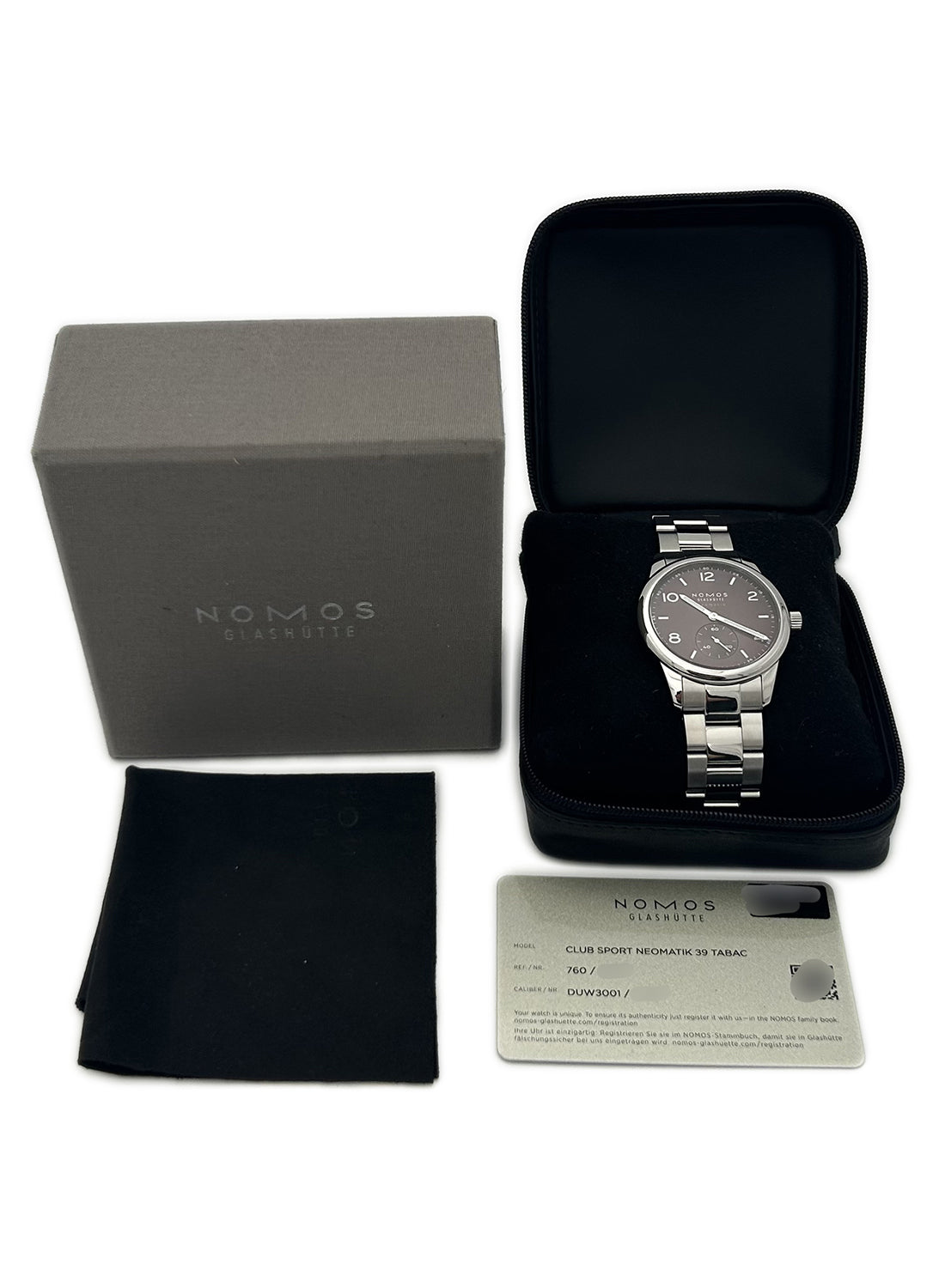 NOMOS Glashütte Club Sport Neomatik 39 Tabac Ref. 760