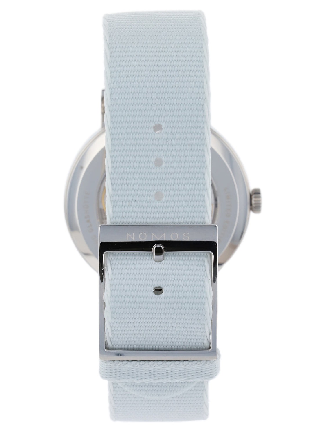 NOMOS Glashütte Tangente 38 Datum Pompadour Ref. 179.S15