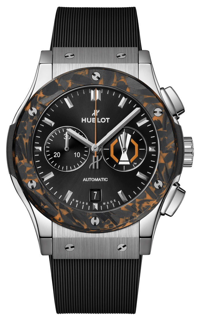 Hublot Classic Fusion Chronograph UEFA Europa League Titanium Carbon 42 mm