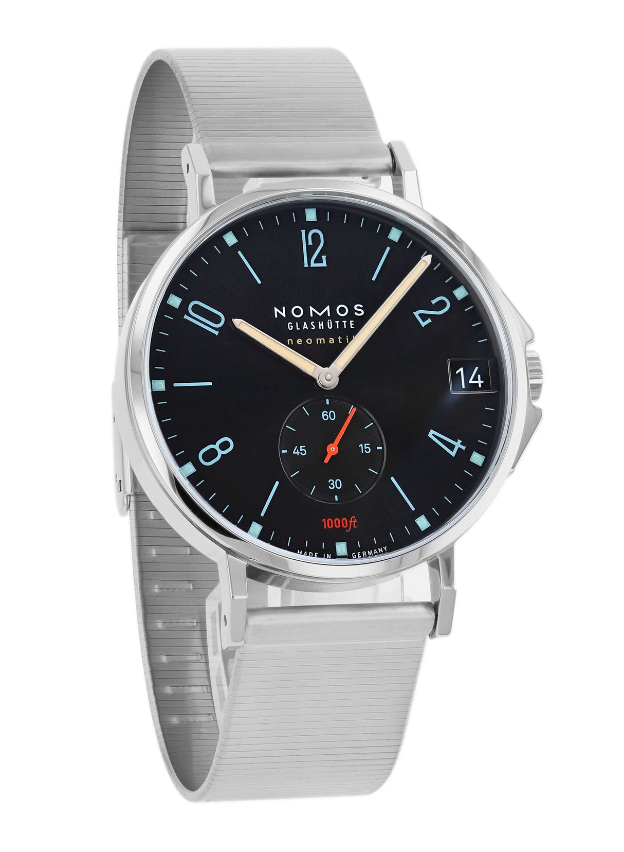 NOMOS Glashütte Tangente Sport Neomatik 42 Datum blauschwarz