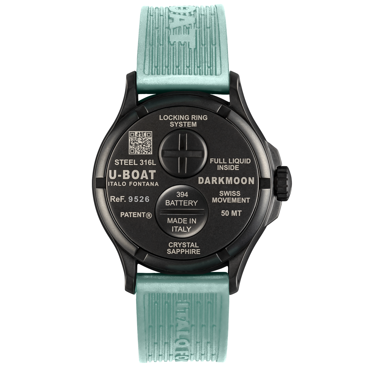 U-Boat Darkmoon BK CURVE AQUAMARINE PVD