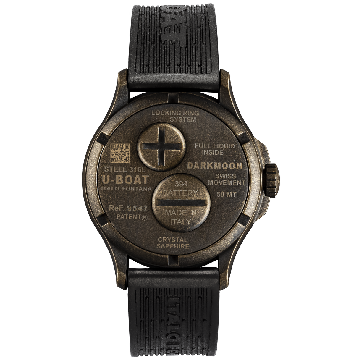 U-Boat Darkmoon 40 BR Black Vintage