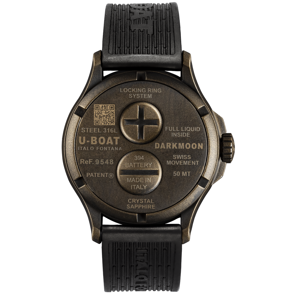 U-Boat Darkmoon 44 BK Brown Vintage