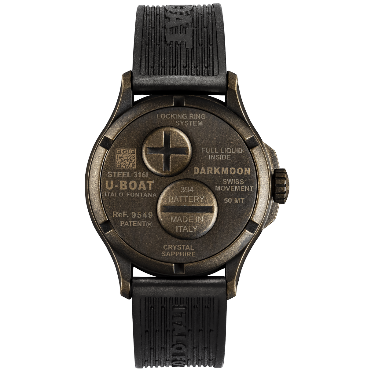 U-Boat Darkmoon 40 BK Brown Vintage