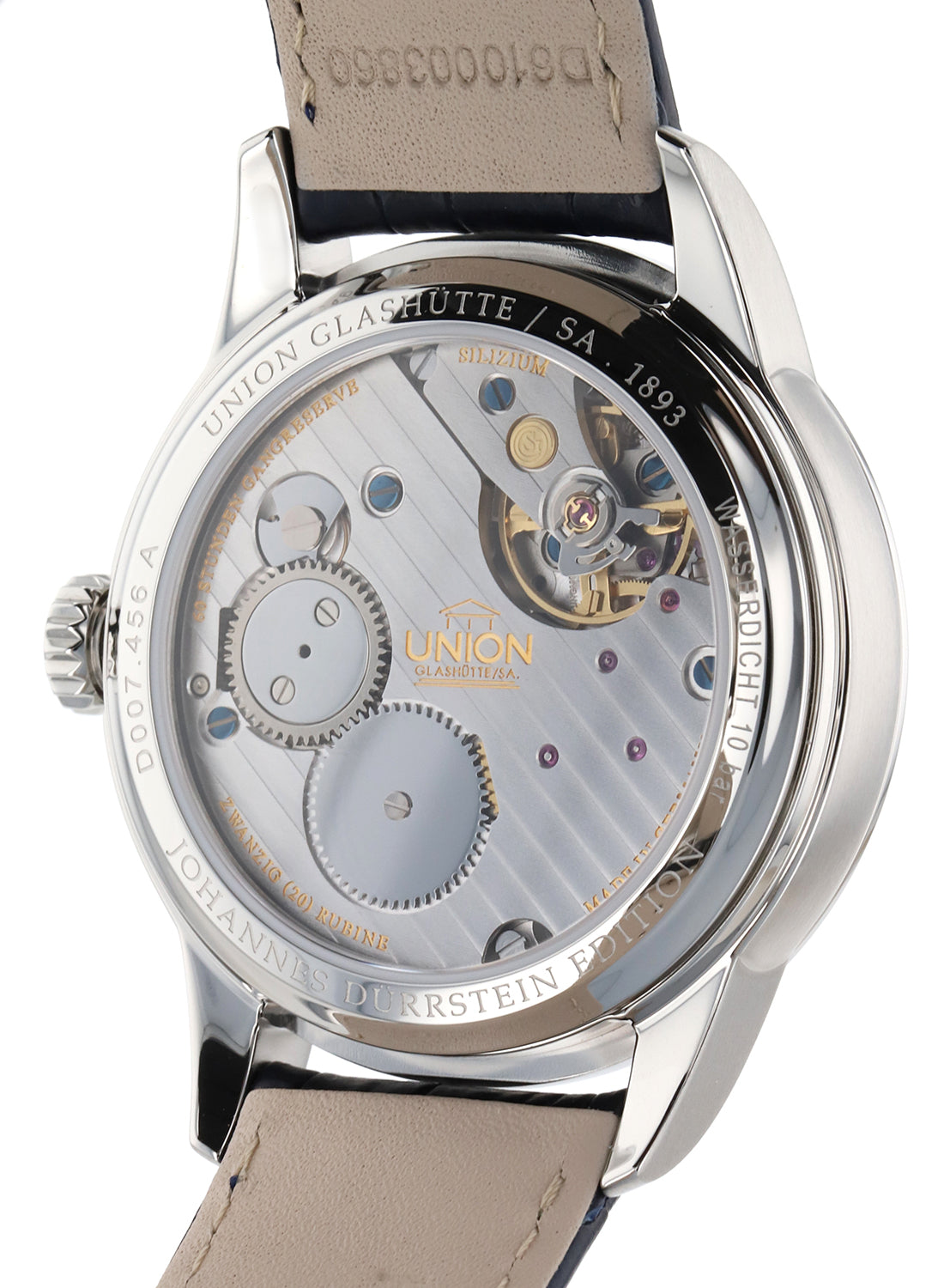 Union Glashütte 1893 Johannes Dürrstein Edition Gangreserve