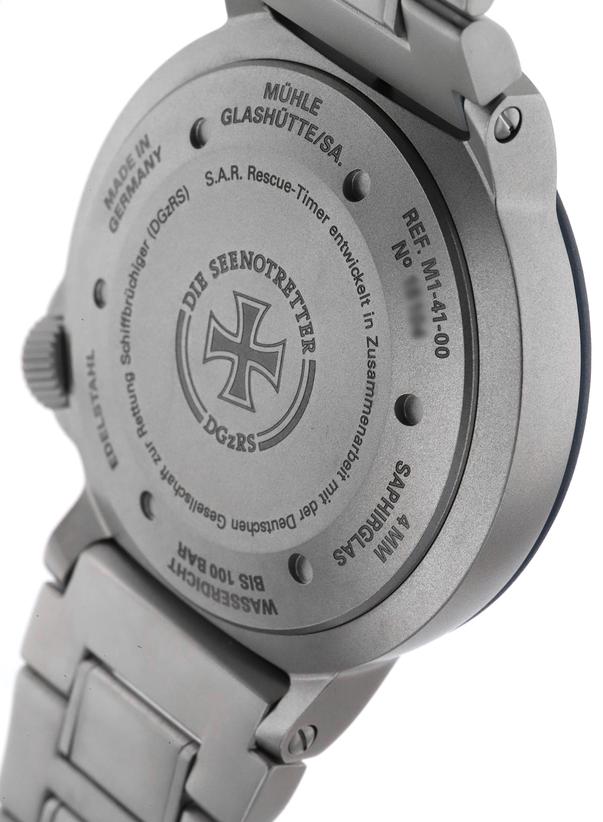 MÜHLE Glashütte S.A.R. Rescue-Timer Ref. M1-41-02-MB-II