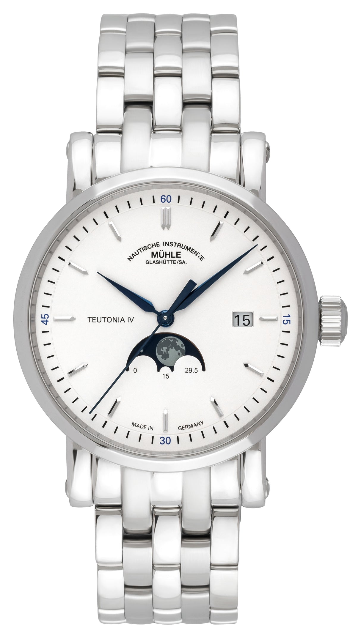 MÜHLE Glashütte Teutonia IV Mondphase