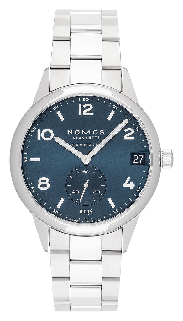 NOMOS Glashütte Club Sport Neomatik 42 Datum Blau