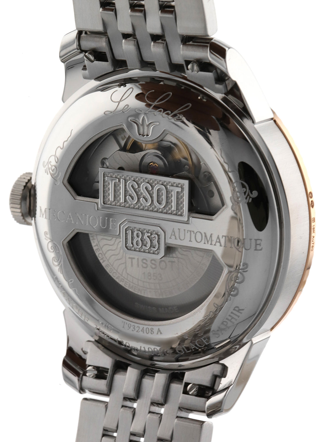 Tissot T-Gold Le Locle COSC 39 mm 18K Gold Bezel