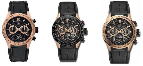 Tag Heuer Carrera Gold-Schwarz