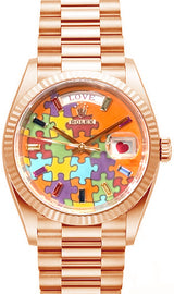 Rolex Day-Date 36 Puzzle Emoji Jigsaw Motif