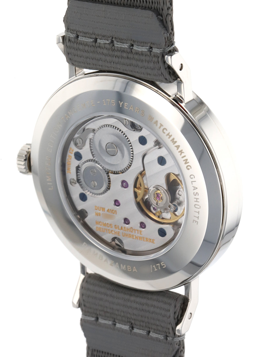 NOMOS Glashütte Tangente 38 Datum Rambazamba