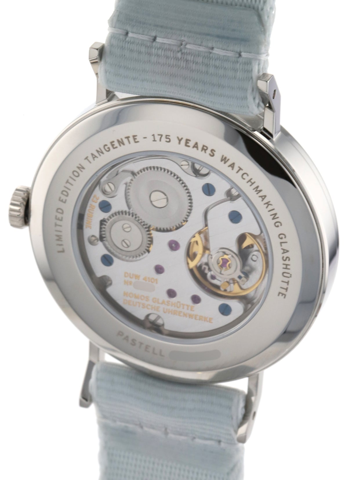 NOMOS Glashütte Tangente 38 Datum Pastell