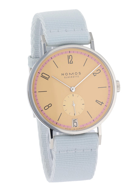 NOMOS Glashütte Tangente 38 Datum Pastell