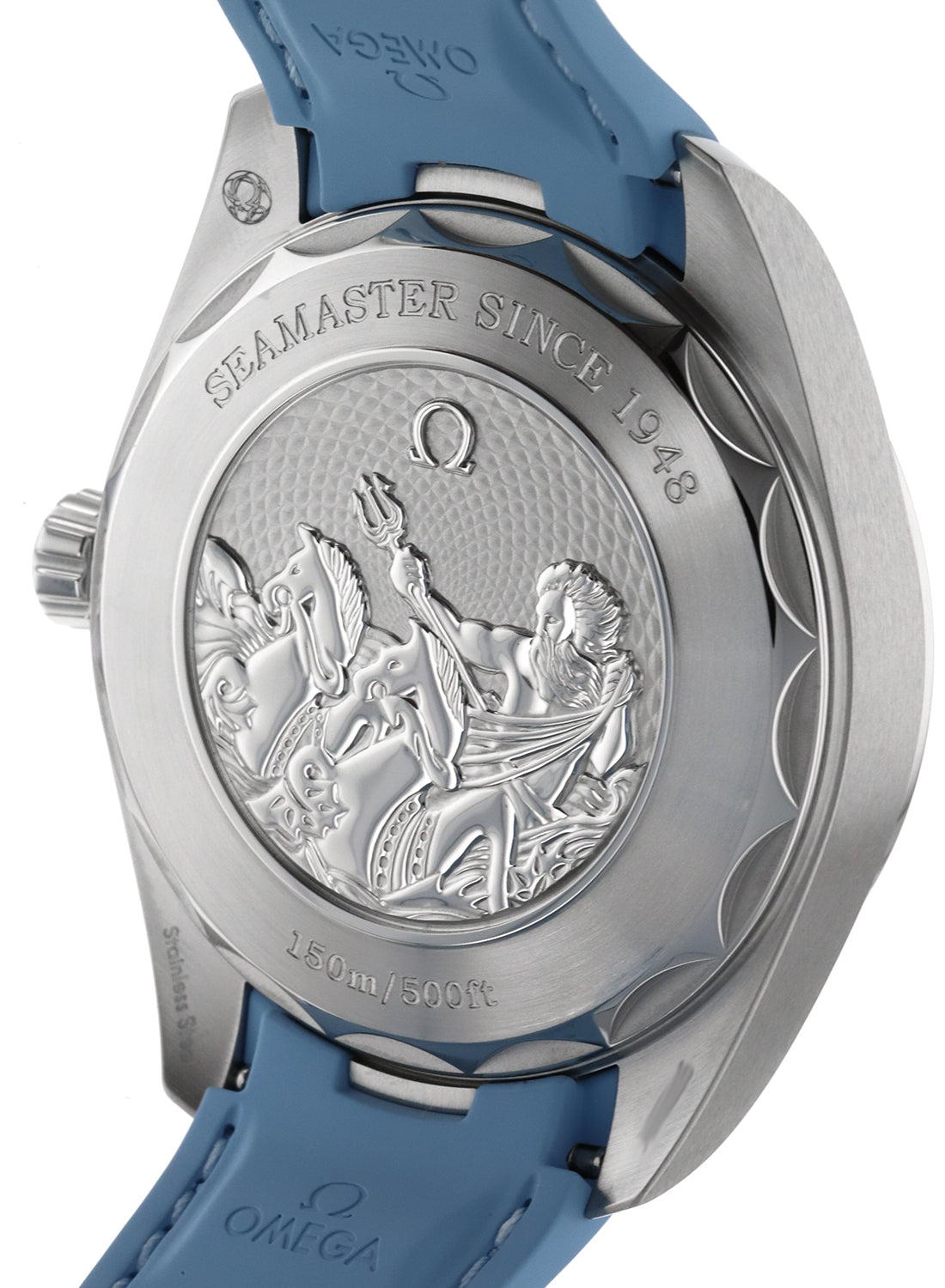 Omega Seamaster Aqua Terra 150M Co-Axial Master Chronometer GMT Worldtimer 43 mm Summer Blue