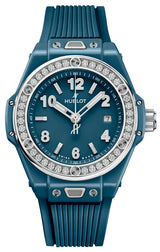 Hublot Big Bang One Click Petrol Blue Ceramic Diamonds 33mm