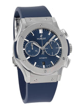 Hublot Classic Fusion Chronograph Titanium Blue 45 mm Ref. 521.NX.7170.RX