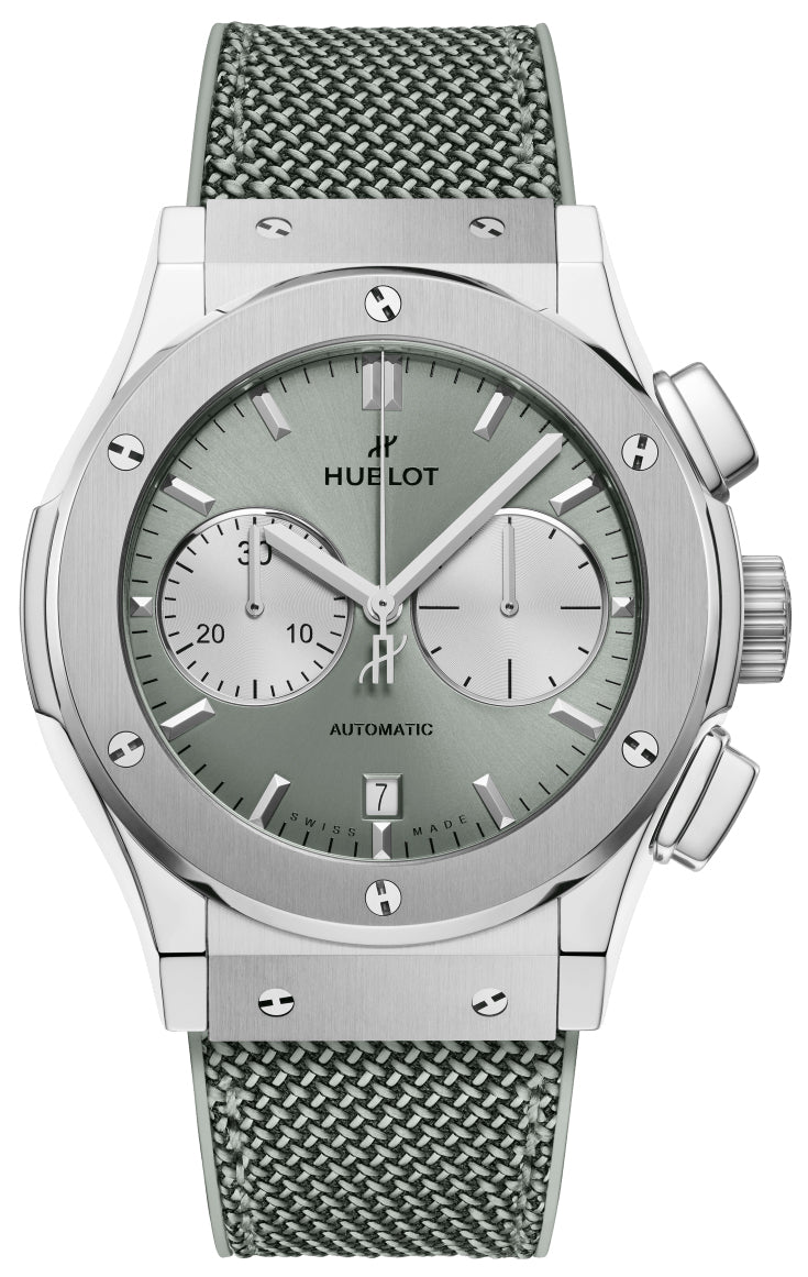Hublot Classic Fusion Chronograph Titanium Sage Green 45 mm