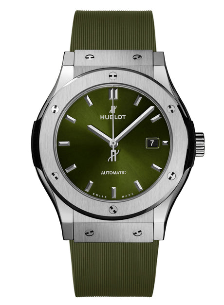 Hublot Classic Fusion 42mm Automatic Titanium Green