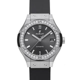 Hublot Classic Fusion Automatic Racing Grey Titanium Diamonds 38mm