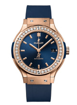 Hublot Classic Fusion Automatic King Gold Blue Diamonds 38mm