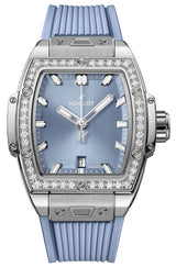 Hublot Spirit of Big Bang Steel Coal Blue Diamonds 32 mm