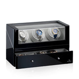 Designhuette Watch Winder San Diego 3 Black/Grey