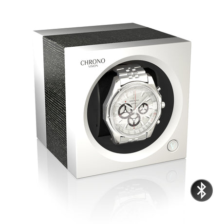 Chronovision One Bluetooth - Argento Seidenmatt/Weiß Seidenmatt