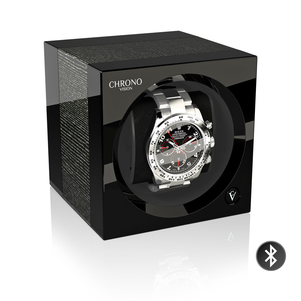 Chronovision One Bluetooth - Argento Hochglanz/Schwarz Hochglanz