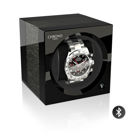 Chronovision One Bluetooth - Argento Hochglanz/Schwarz Hochglanz