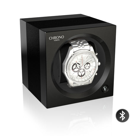 Chronovision One Bluetooth - Schwarz eloxiert/Schwarz Seidenmatt