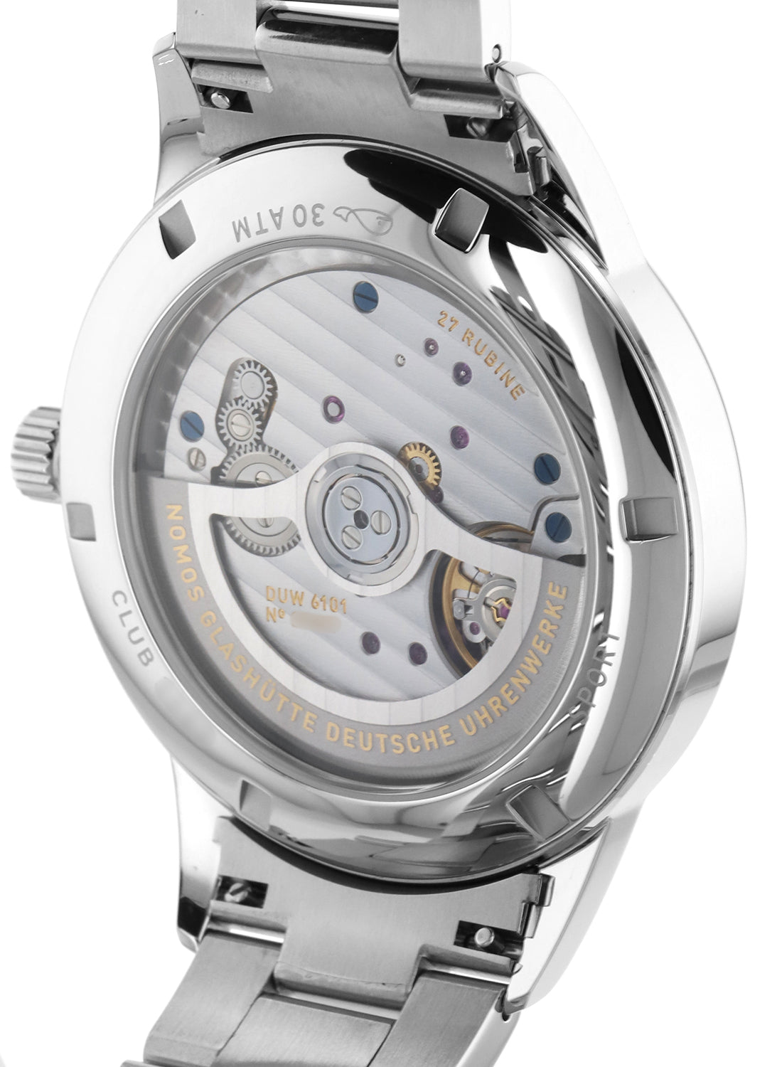 NOMOS Glashütte Club Sport Neomatik 42 Datum Schwarz