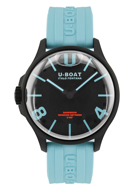 U-Boat Darkmoon 44 BK AQUAMARINE PVD