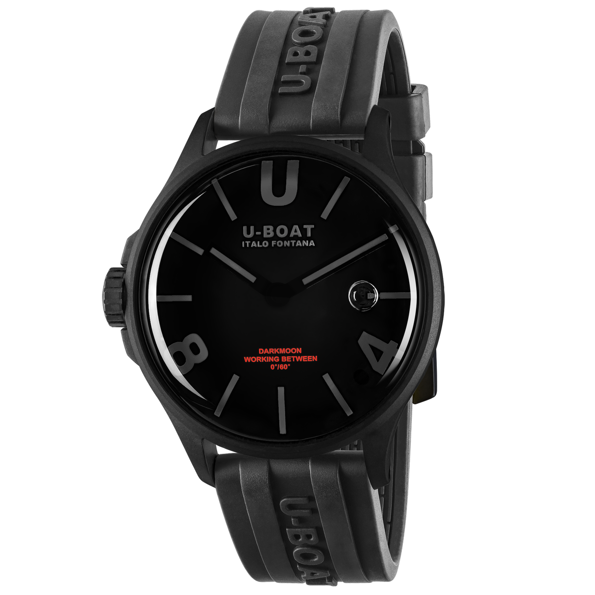 U-Boat Darkmoon 44 BK Black Curved PVD