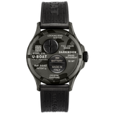 U-Boat Darkmoon 40 BK Grey Curved Camouflage