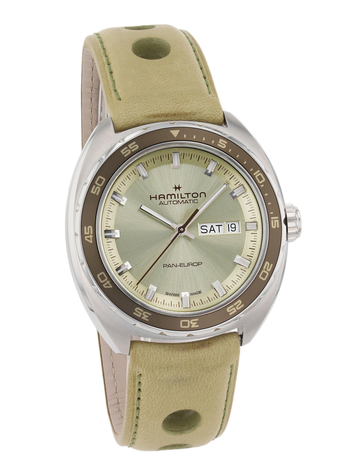 Hamilton American Classic Pan Europ Day Date Auto