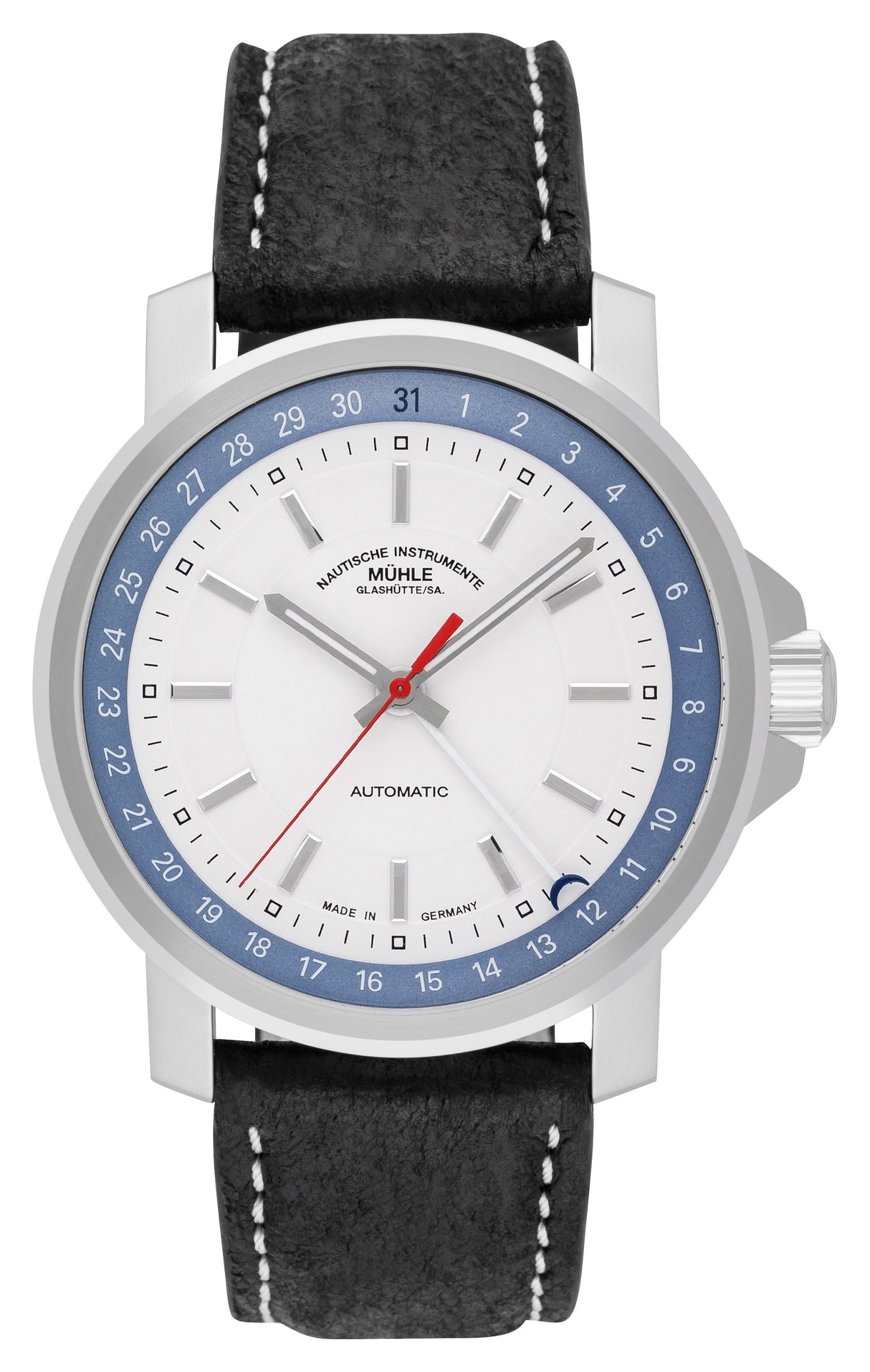 MÜHLE Glashütte 29er Zeigerdatum