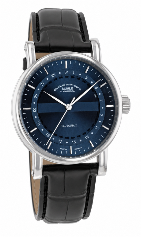 MÜHLE Glashütte Teutonia II Ringdatum Ref. M1-33-52-LB