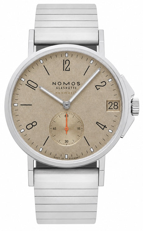 NOMOS Glashütte Ahoi neomatik 38 Datum Sand Ref. 517