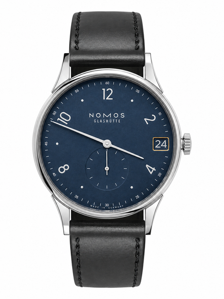 NOMOS Glashütte Minimatik 39 Datum Blau Ref. 1252