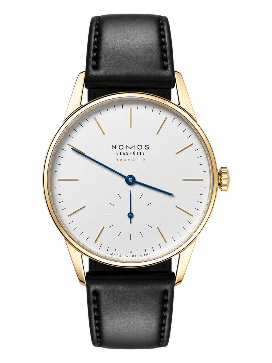 NOMOS Glashütte Orion Gold neomatik Ref. 348