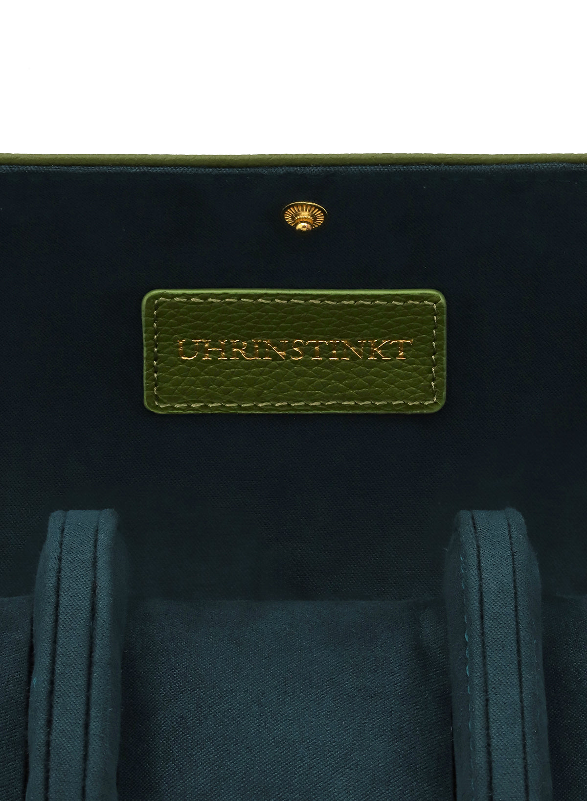 Uhrinstinkt Premium Watch Roll Verde Olivo