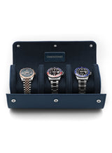 Uhrinstinkt Premium Watch Roll Midnight Blue