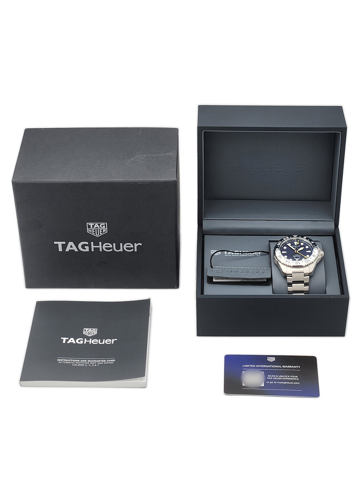 Tag Heuer Aquaracer Calibre 7 GMT Automatik 43mm Ref. WBP2010.BA0632