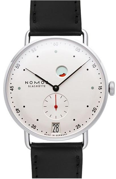 NOMOS Glashütte Metro in der Version 1101 mit Saphirglasboden