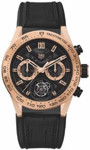 Tag Heuer Carrera Calibre HEUER 02 T Automatik Chronograph Tourbillon Kleine Sekunde