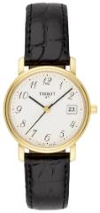 Tissot T-Classic Desire gelb beschichtet vergoldet 27 mm Damenuhr