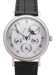 Breguet Classique Automatic Herrenuhr Weißgold 39mm Mondphase Ewiger Kalender