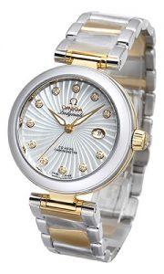 Omega De Ville Ladymatic aus Stahl/Gelbgold | perlmutt omega-de-ville-ladymatic-425-20-34-20-55-002